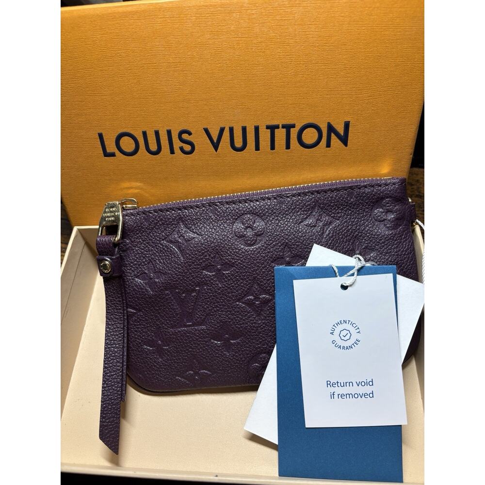LV Monogram Purple Empreinte Pochette w/ Box!